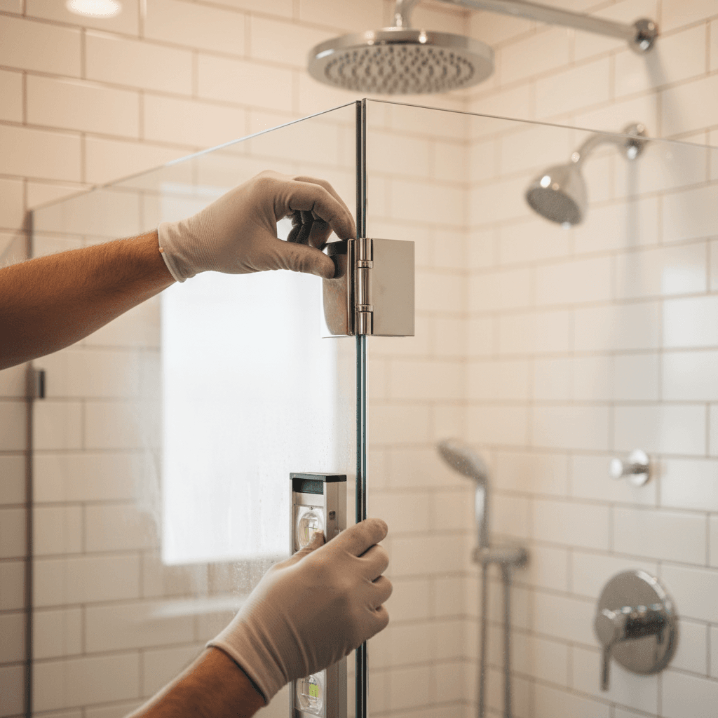 Custom shower glass and enclosures